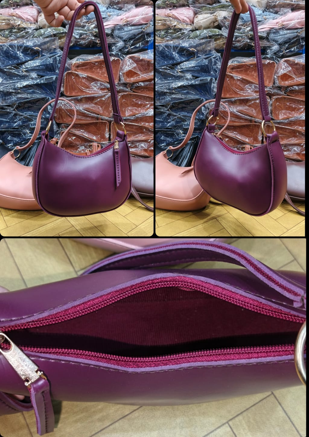 Women's Classic Zip Shoulder Bag | Sleek Everyday Carry