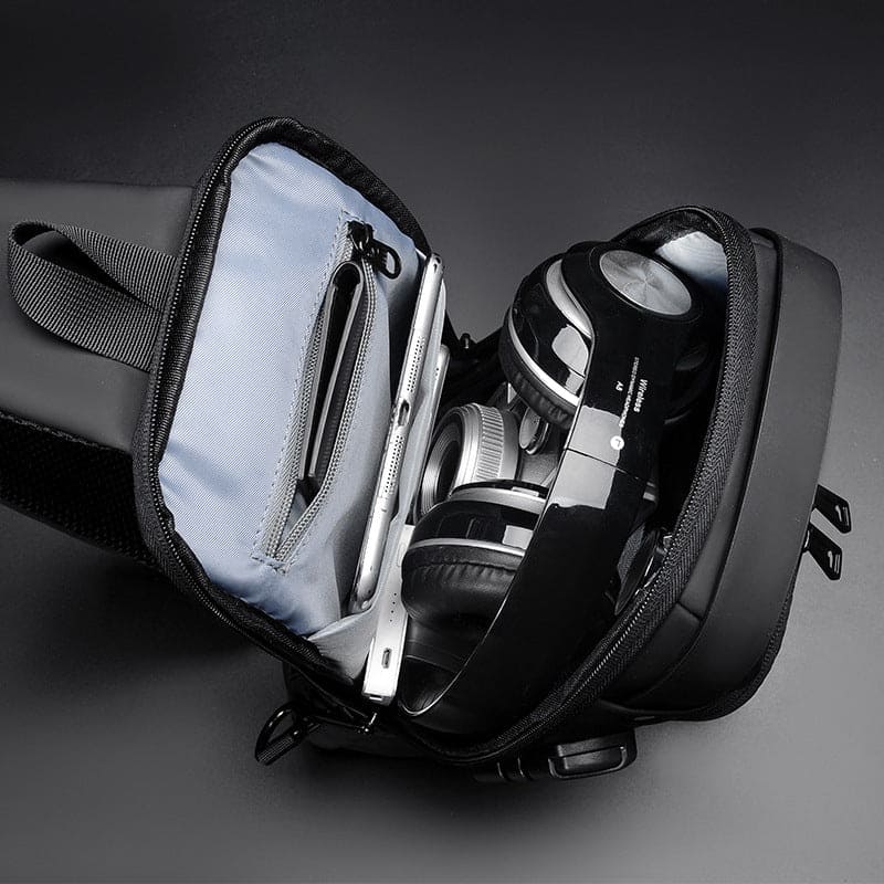 Chest Bag Multifunction Crossbody Sport Running Travel Sling Pack Anti-Theft For Men