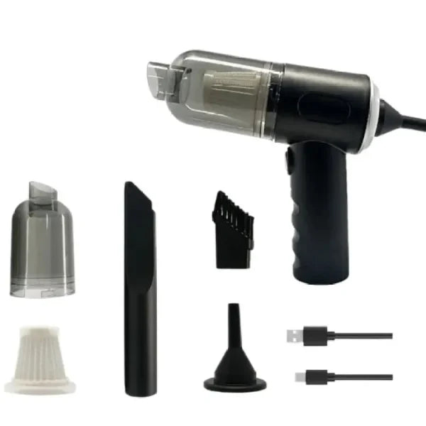 3 In 1 Portable Vacuum Cleaner Wireless Hand-Held Cleaning For Car Home