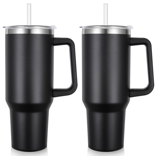 Insulated Tumbler 40oz Stainless Steel Vacuum Cup Thermal Mug For Ice Coffee Travel Car Cup 1200ML