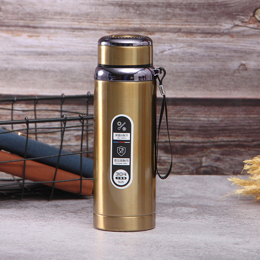 1000ml Stainless Steel Thermos Bottle Vacuum Insulated Leakproof Water Bottle for Travel Gym Office