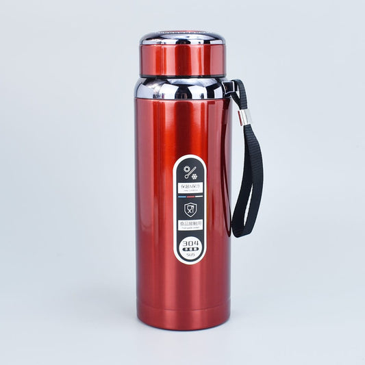 1000ml Stainless Steel Thermos Bottle Vacuum Insulated Leakproof Water Bottle for Travel Gym Office