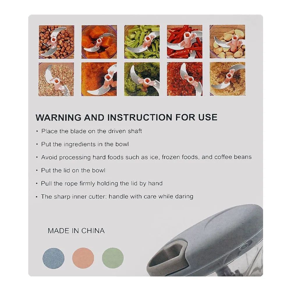 Eotia Hand Cutter – Manual Vegetable And Food Chopper For Quick And Easy Kitchen Food Preparation And Cooking Tasks