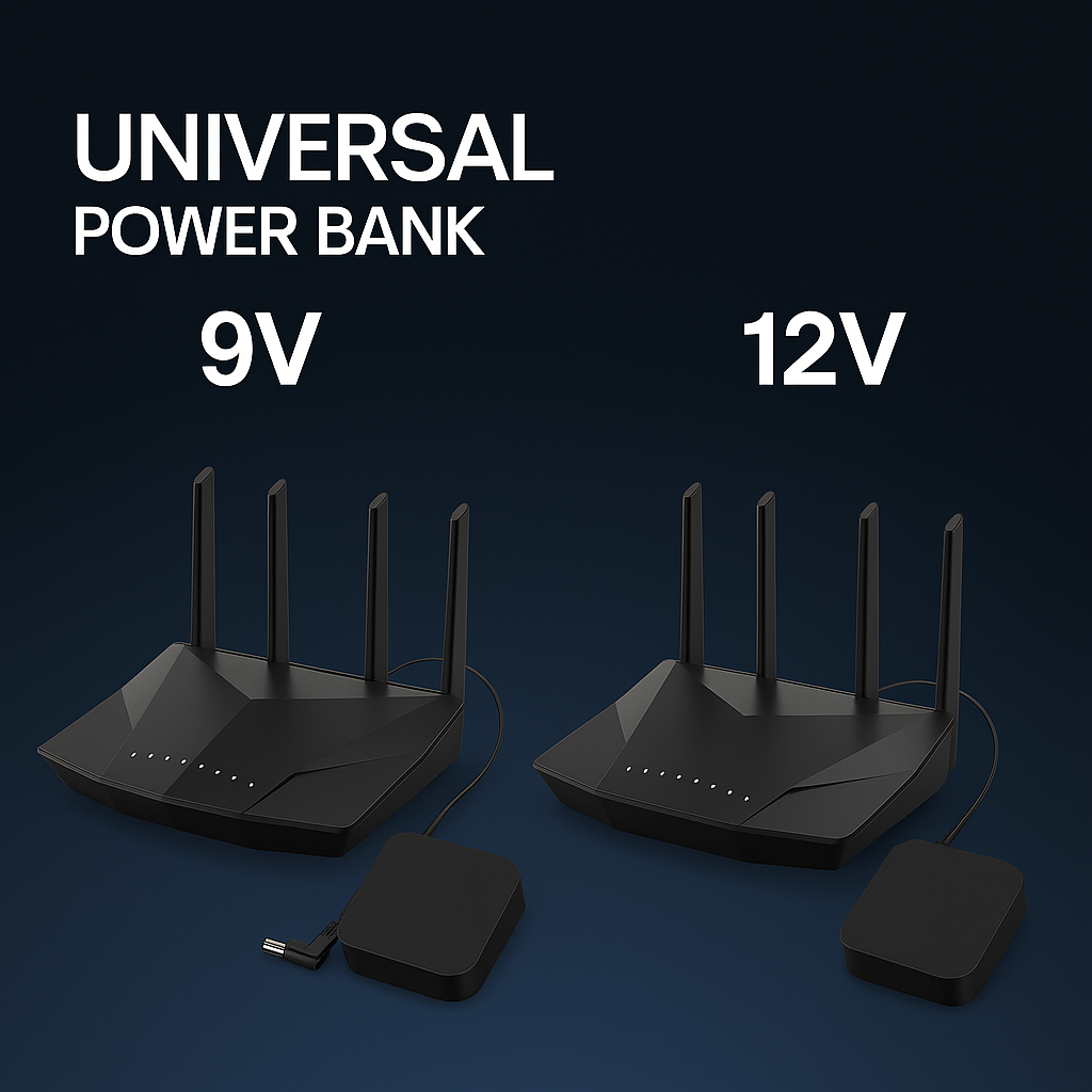 Wifi Router Power Bank 20000 mAH – Reliable Backup Power for Seamless Internet Connectivity | Best Quality Power Bank For Wifi Router - Without Adapter